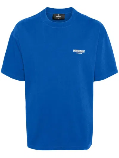 Represent T-shirts And Polos In Cobalt Blue