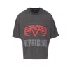 Represent Reversible Living Legacy Tour T-shirt In Grey In Gray