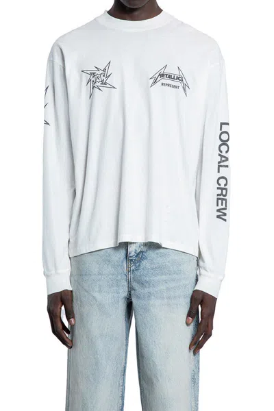 Represent Man White T-shirts & Tank Tops