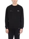 Represent Black Cotton Sweatshirt In Schwarz