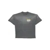 Represent Boxy Angel Border Logo Graphic Tee In Gray