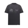 Represent Graphic Print Crewneck Short Sleeve T-shirt In Black