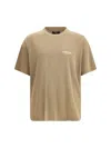 Represent Crew-neck Logo-print T-shirt In Brown