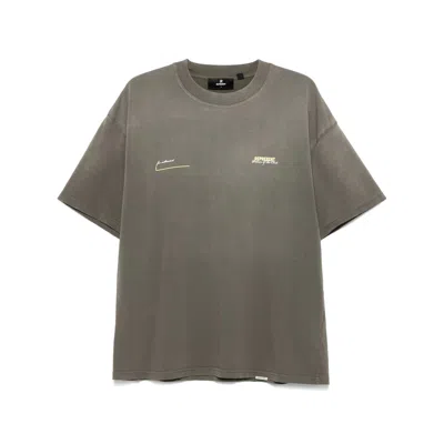 Represent T Shirts Green In Gray