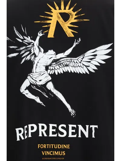 Represent T-shirts In Jet Black