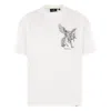 Represent White T-shirt With Graphic Print On The Front And Back In White