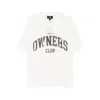 Represent Mens Flat White Big Owners Club Crewneck Cotton T-shirt Xxl In White