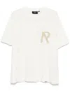 Represent Tape-detail T-shirt In White