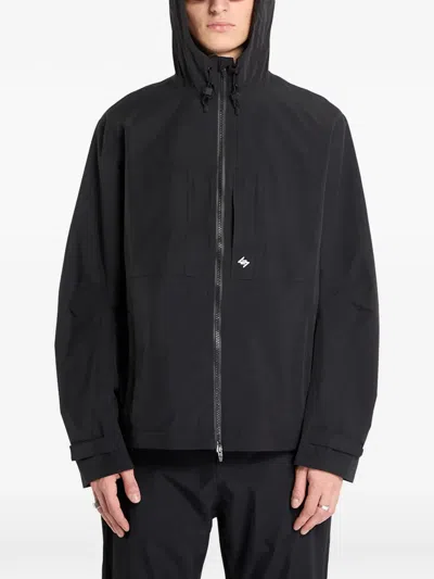 Represent Taped Hooded Jacket In Black