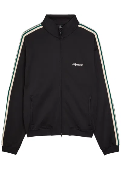 REPRESENT REPRESENT TAPED LOGO-EMBROIDERED JERSEY TRACK JACKET