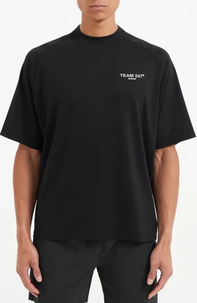 Represent Team 247 Oversize Graphic T-shirt In Black