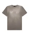 Represent Team Oversized Fit Graphic Logo Tee In Gray