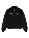 Represent Team Rep Logo Half-zip Cotton Sweatshirt