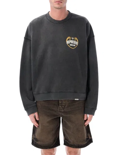 Represent The Angel Oversized Sweater - Size L In Black