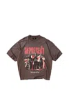 Represent Graphic Crew Neck T-shirt Short Sleeves In Brown