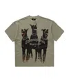 Represent T-shirt With Doberman Print In Gray