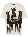 Represent Sand Cotton Thoroughbred T-shirt In Neutral