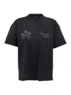 Represent Graphic Print Crewneck Short Sleeve T-shirt In Black