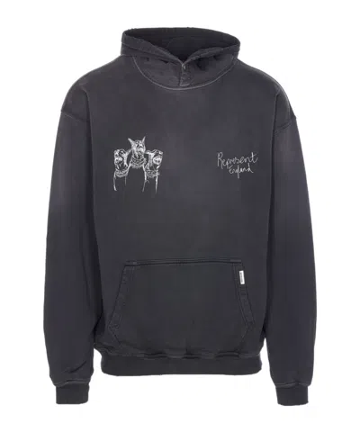 REPRESENT REPRESENT THOROUGHBRED DOGS LONG SLEEVED HOODIE