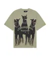 Represent T-shirt With Doberman Print