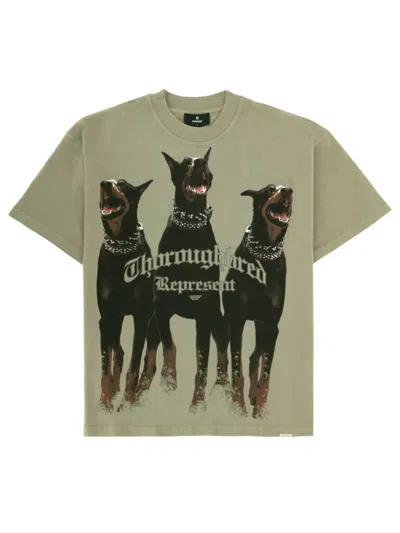 Represent Thoroughbred Cotton T-shirt In Green