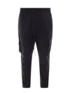 Represent Logo Patch Cargo Pants In Black