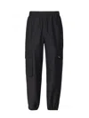 Represent Cargo Pants In Belnded Cotton In Jet Black