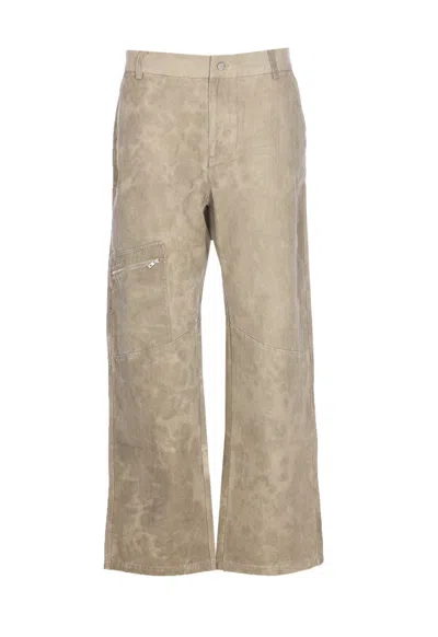 Represent Workwear Pants In Brown