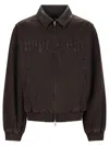 Represent Roscoe Bomber Jacket In Whisky-colored Canvas In Brown