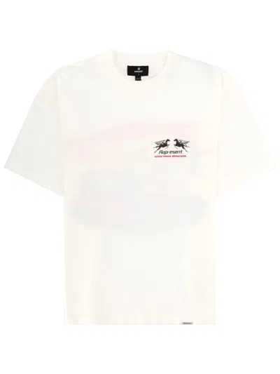 REPRESENT T-SHIRT CON STAMPA "24 HOUR SERVICE"