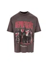 Represent Dream On Tour Printed T-shirt In Black