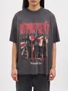 Represent Graphic Crew Neck T-shirt Short Sleeves In Gray