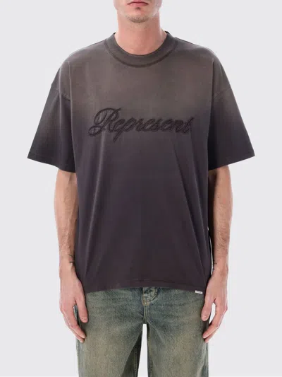 Represent T-shirt Men  In Gray