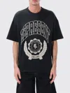 Represent Oversized Printed Cotton T-shirt In Black