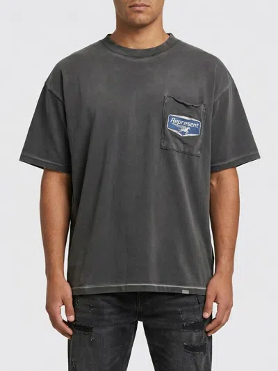 Represent T-shirt Men  In Gray