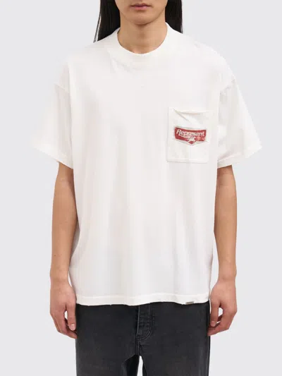 Represent T-shirt Men  In White