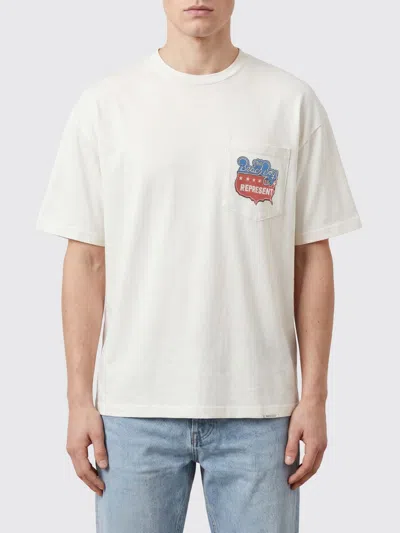 Represent T-shirt Men In White