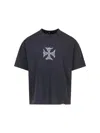 Represent Graphic Oversized T-shirt In Gray