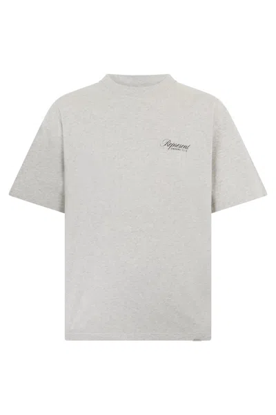 Represent T-shirt Owners Club Script In Gray