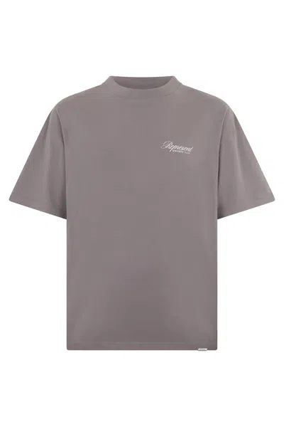 Represent T-shirt Owners Club Script In Gray
