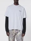Represent Cotton Logo T-shirt In Gray