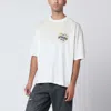 Represent Cotton T-shirt With Distressed Effect In White