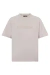 Represent T-shirt With Embroidered Logo In White