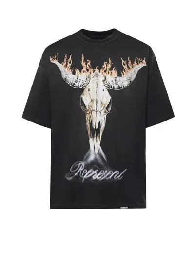 Represent T-shirts And Polos In Black