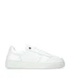 Represent Apex Leather And Suede Sneakers In White
