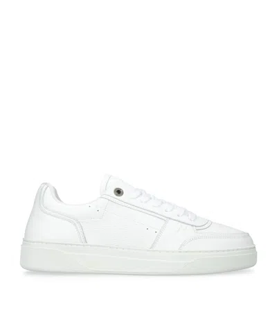 REPRESENT TUMBLED LEATHER INITIAL SNEAKERS