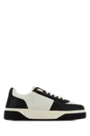 Represent Initial Leather Low-top Sneakers In Black