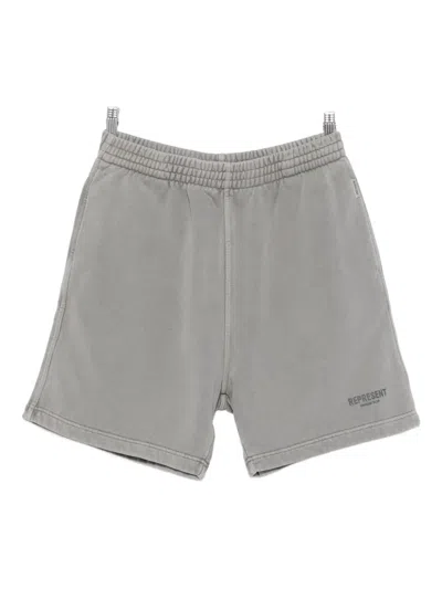 Represent Ultimate Track Shorts In Gray