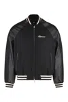 Represent Raglan Varsity Jacket In Black