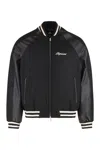 Represent Raglan Varsity Jacket In Black